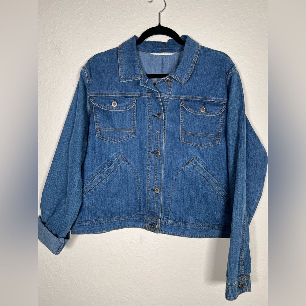 Woolrich Classic Blue Denim Jacket 🔥 excellent condition 🔥 stretch 🔥 XL